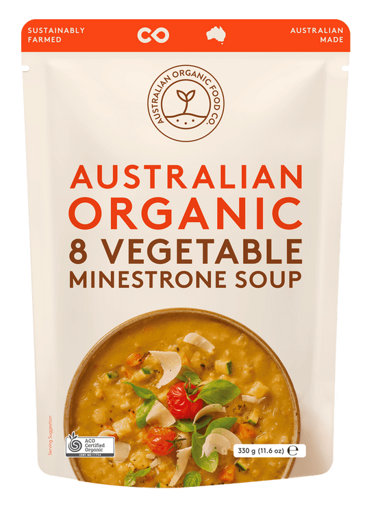 Australian Organic Food Co 8 Vegetable Minestrone Soup 330g