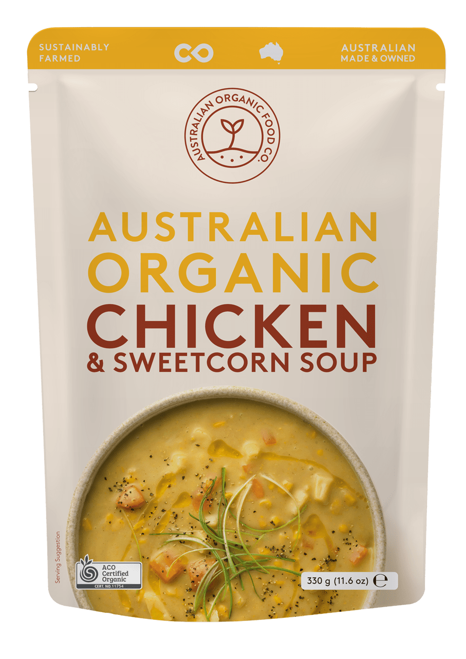 Australian Organic Food Co Organic Chicken & Sweetcorn Soup 330g