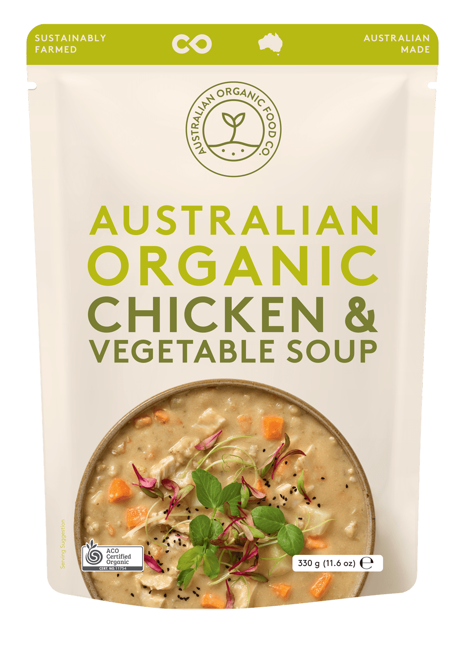 Australian Organic Food Co Chicken & Vegetable Soup 330g