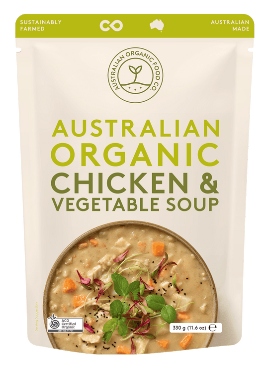 Australian Organic Food Co Chicken & Vegetable Soup 330g