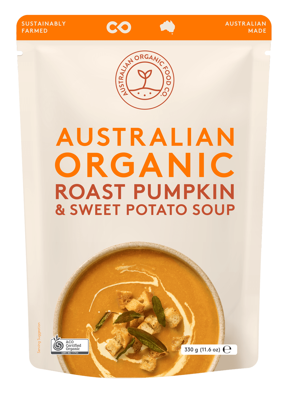Australian Organic Food Co Roast Pumpkin & Sweet Potato Soup 330g