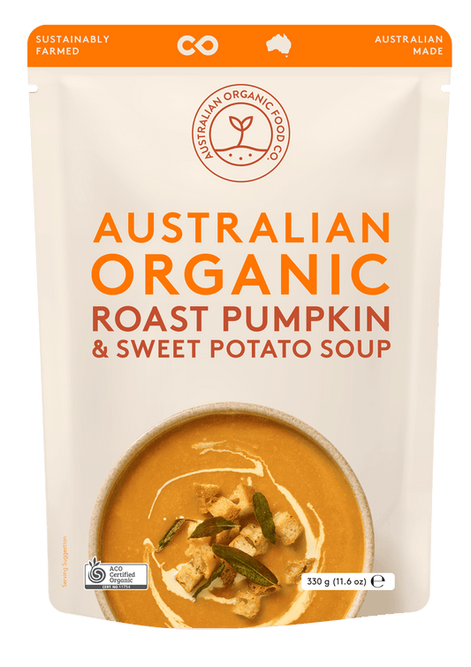 Australian Organic Food Co Roast Pumpkin & Sweet Potato Soup 330g