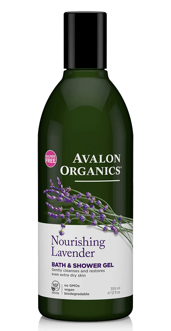 Avalon Organics Bath & Shower Gel Lavender 355ml