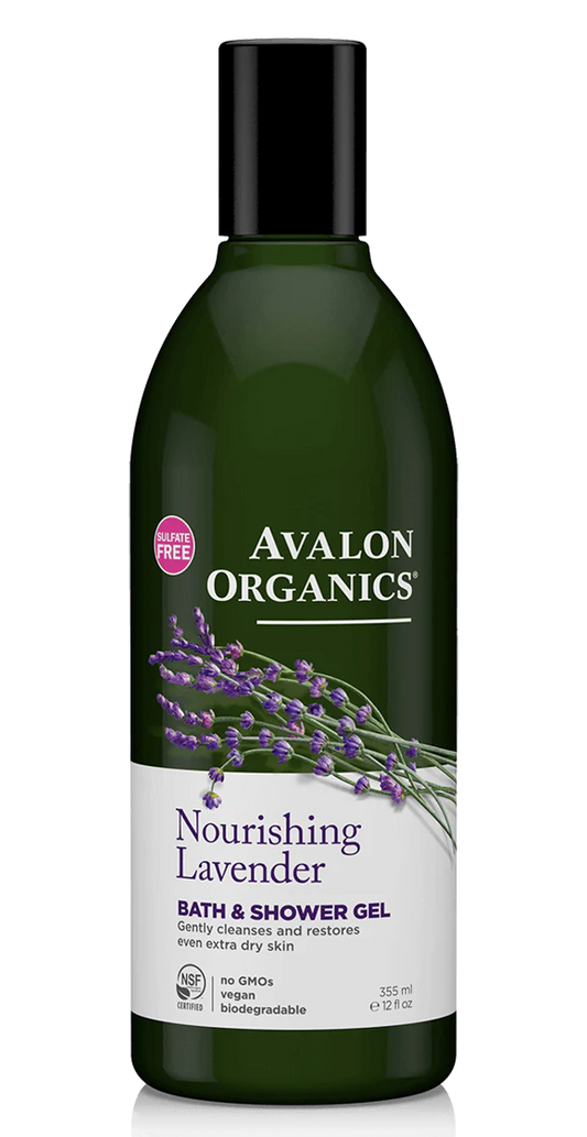Avalon Organics Bath & Shower Gel Lavender 355ml