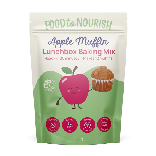 Food to Nourish Lunchbox Baking Mix Apple Muffin 360g