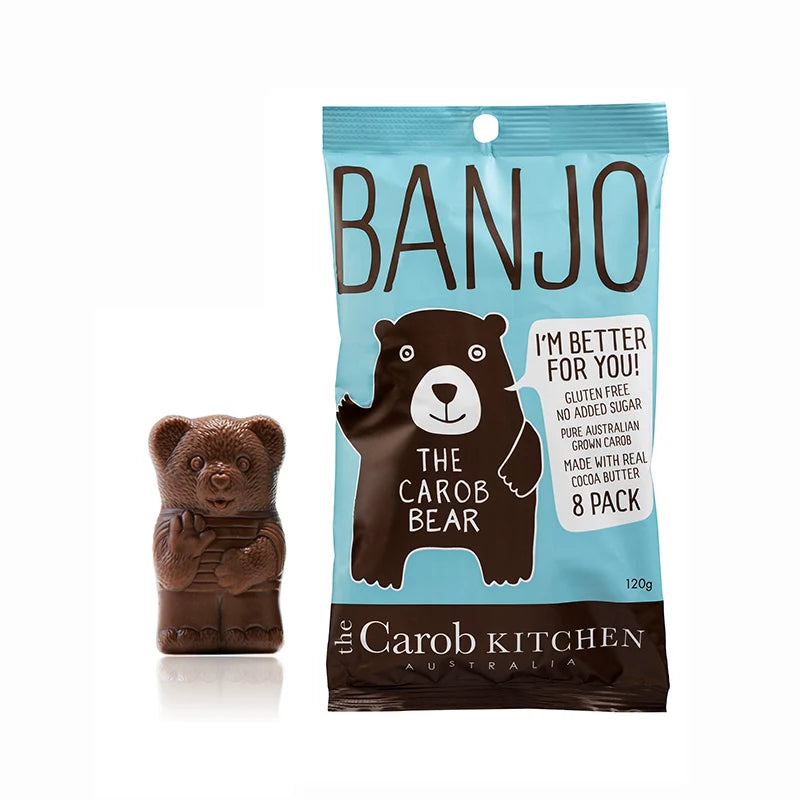 The Carob Kitchen Banjo Carob Bear 8 Pack