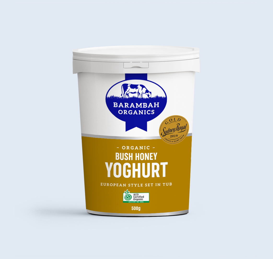 Barambah Organics Organic Bush Honey Yoghurt 500g