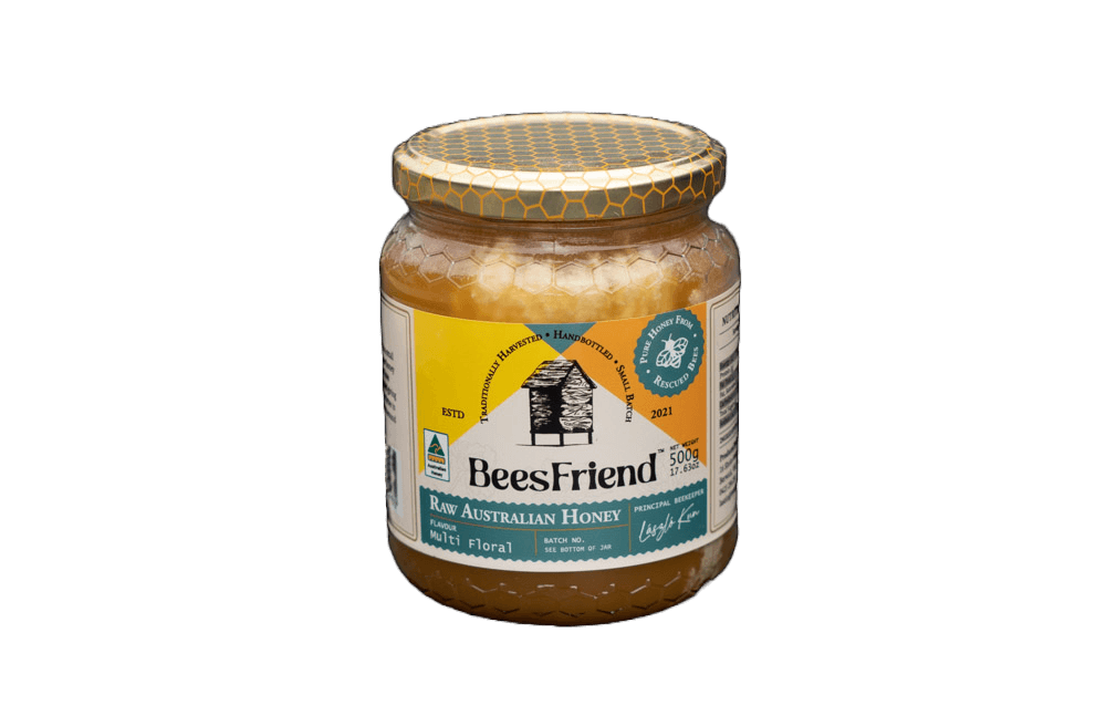 BeesFriend Local Raw Australian Honey Multi Floral 500g