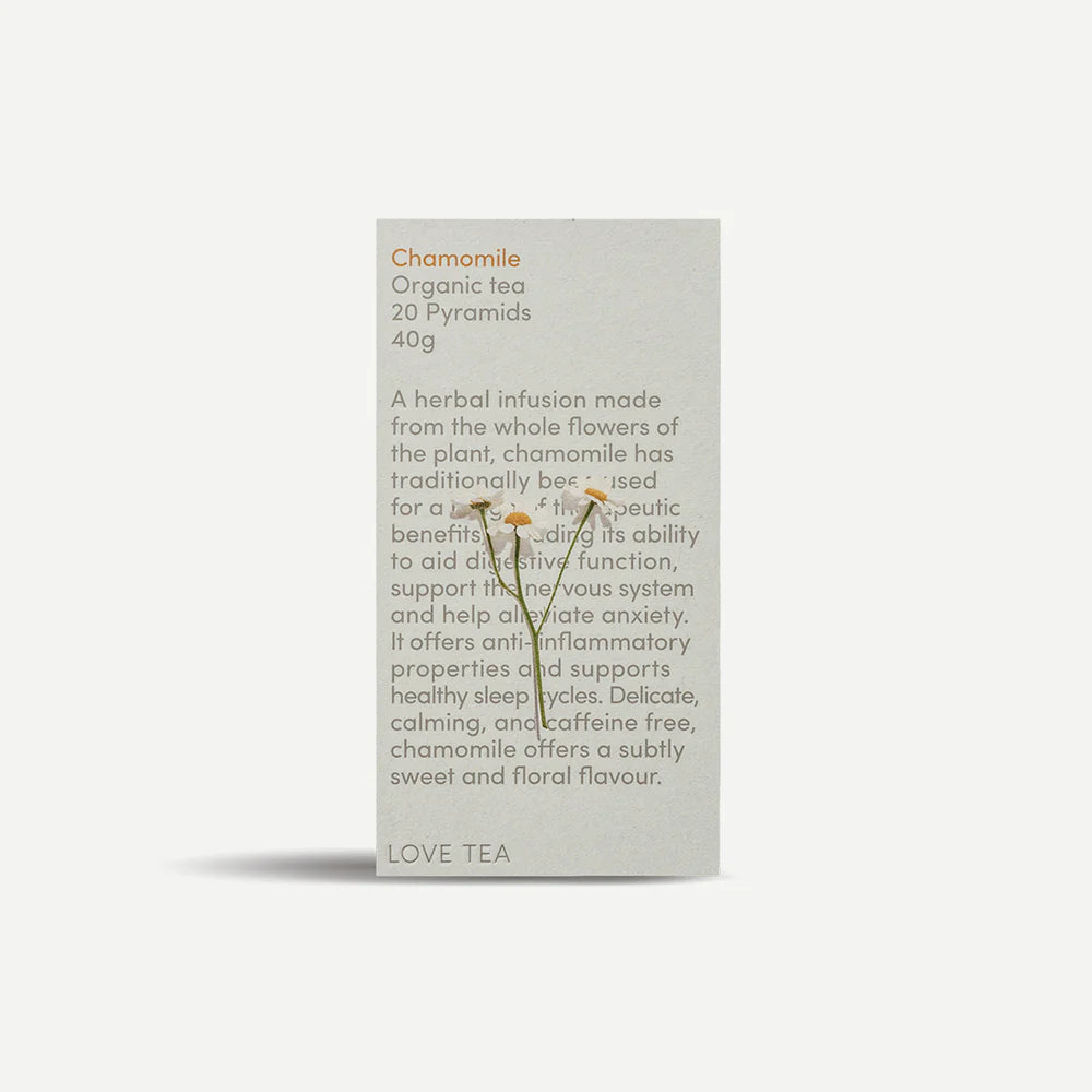 Love Tea Organic Chamomile 20 Pyramids