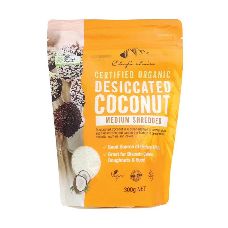 Chef's Choice Organic Desiccated Coconut 300g