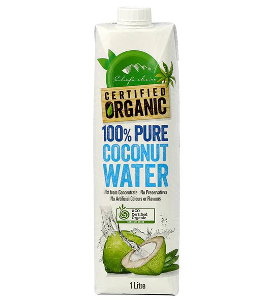 Chef's Choice Organic 100% Pure Coconut Water 1L