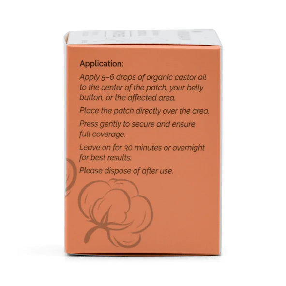 Vrindavan Self-Adhesive Castor Oil Patches 20pcs