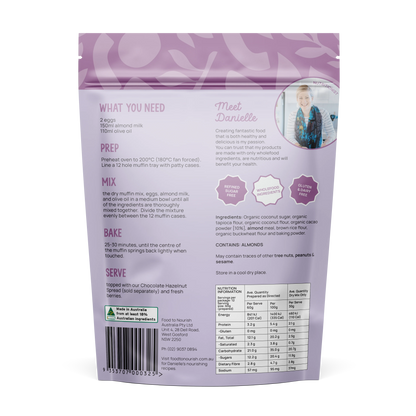 Food to Nourish Chocolate Muffin Mix 360g