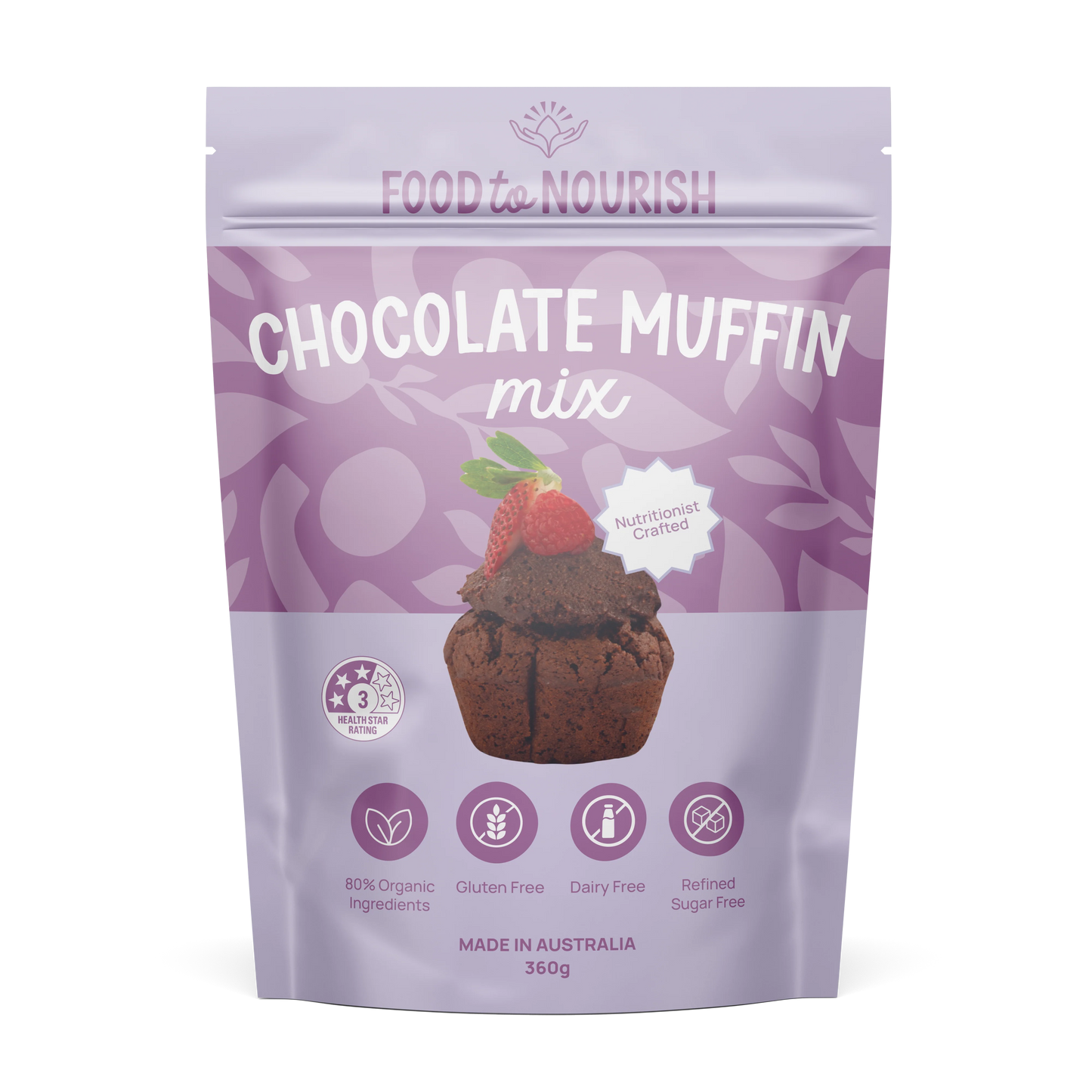 Food to Nourish Chocolate Muffin Mix 360g