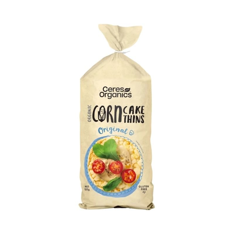 Ceres Organic Corn Cake Thins Original 120g