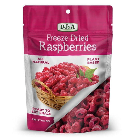 DJ&A Freeze Dried Raspberries 20g