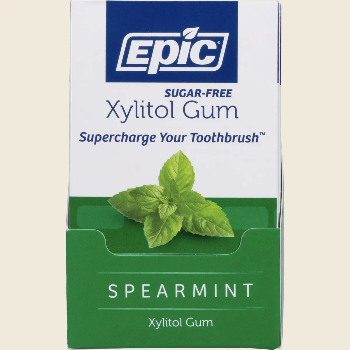 Epic Xylitol Chewing Gum Spearmint 12 Pcs
