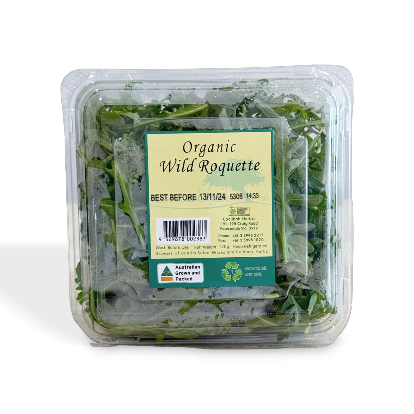 Roquette Certified Organic 120g (Per Punnet)