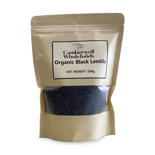 CW Organic Black Lentils 500g