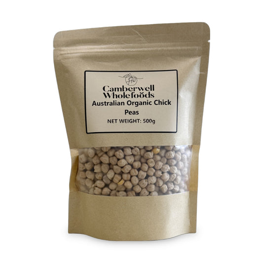 CW Organic Australian Chick Peas 500g