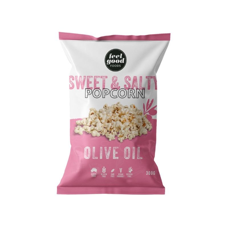 Feel Good Foods Sweet & Salty Popcorn in Olive Oil 300g