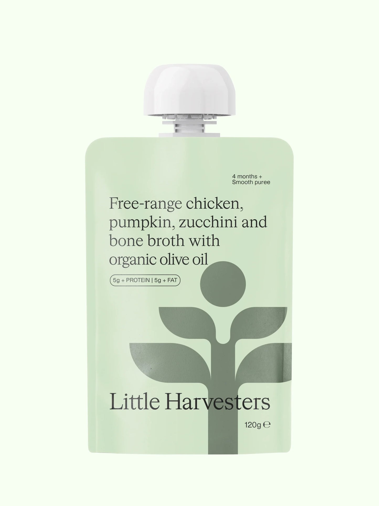 Little Harvesters Puree Pouch Free Range Chicken & Zucchini 120g