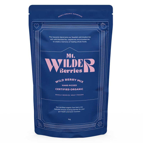 Mt. Wilder Organic Frozen Wild Berry Mix 500g