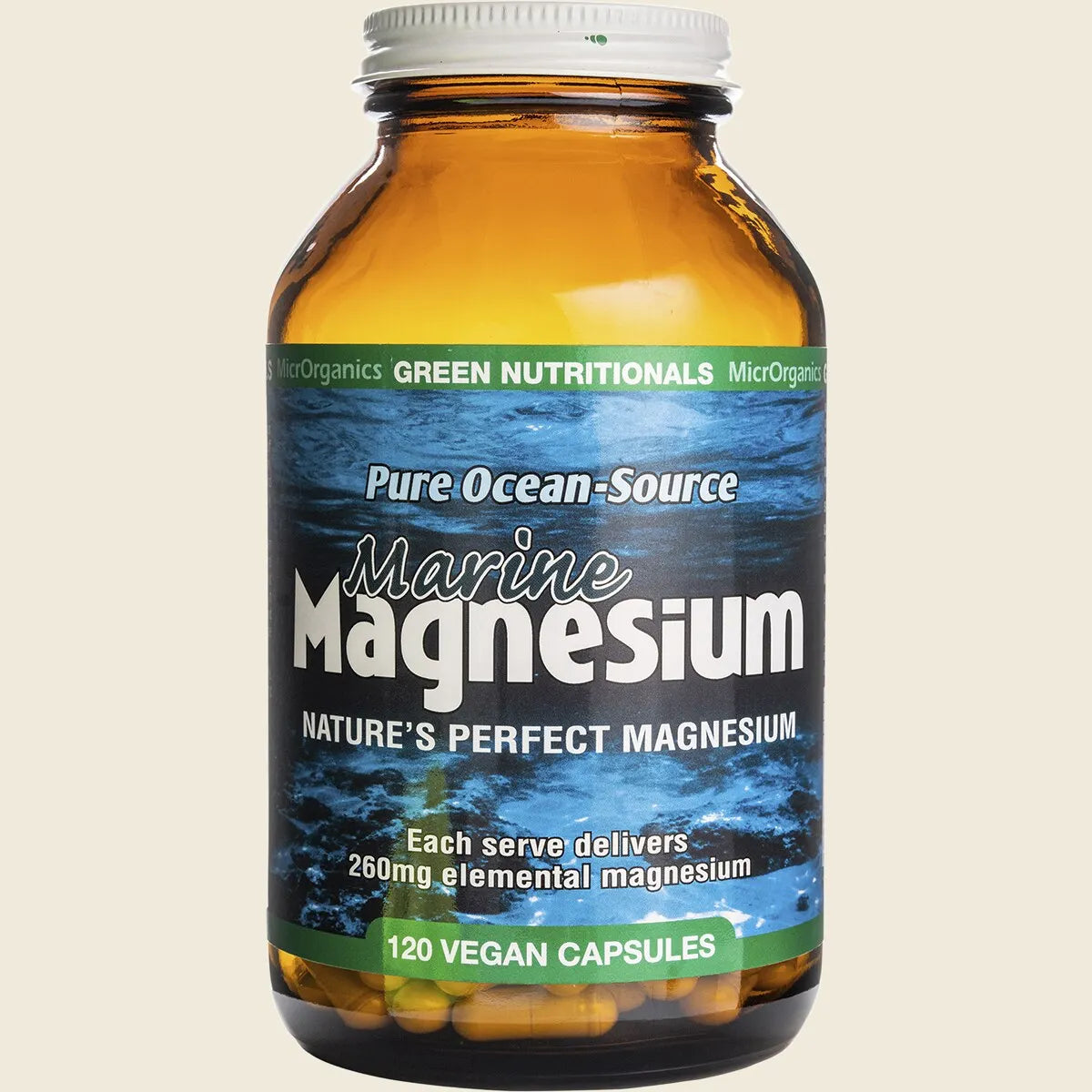 Green Nutritionals Marine Magnesium 260mg 120 Caps