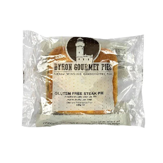 Byron Gourmet GF Organic Steak Pie 220g