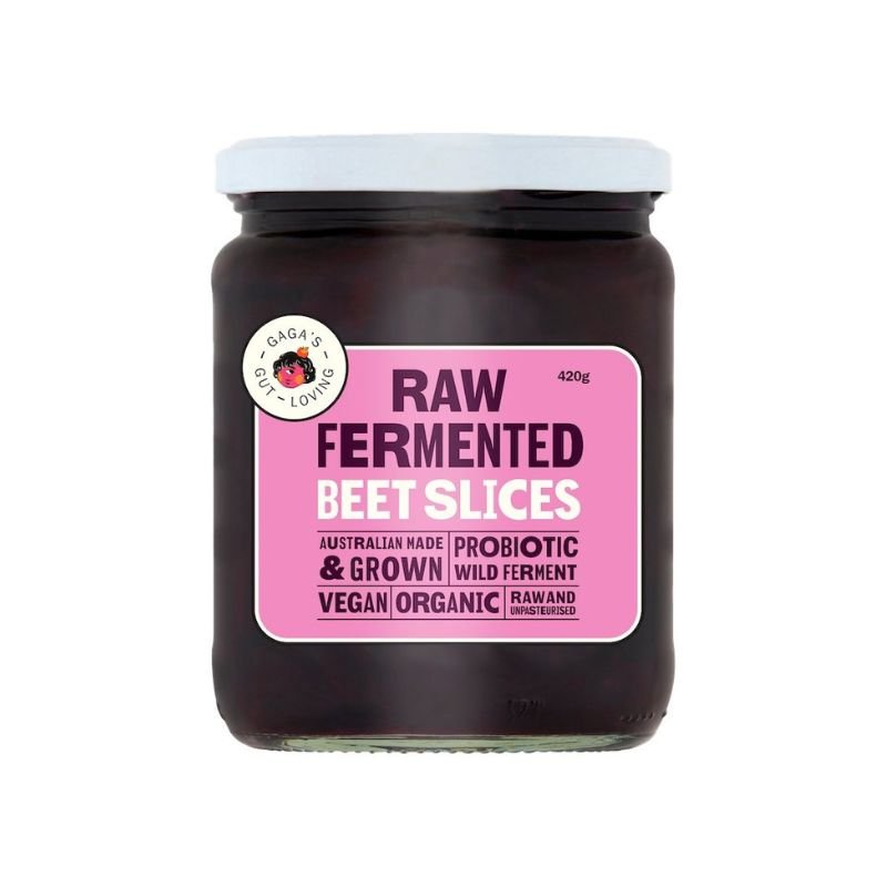 Gaga’s Organic Raw Fermented Beet Slices 420g