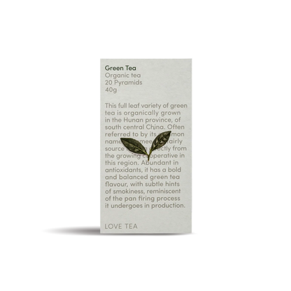 Love Tea Organic Green Tea 20 Pyramids