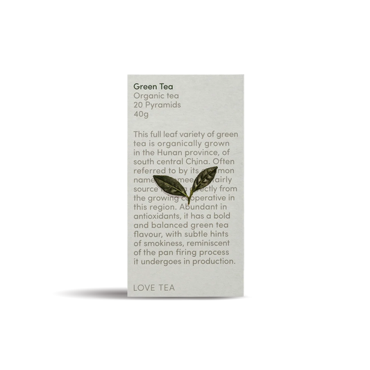 Love Tea Organic Green Tea 20 Pyramids
