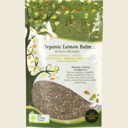Healing Concepts Organic Lemon Balm Tea 30g
