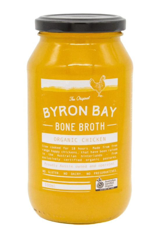 Byron Bay Organic Chicken Bone Broth 500ml