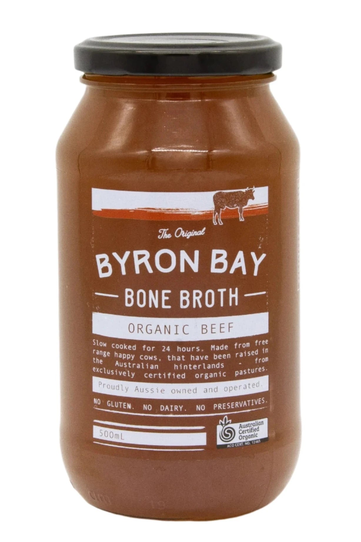 Byron Bay Organic Beef Bone Broth 500ml