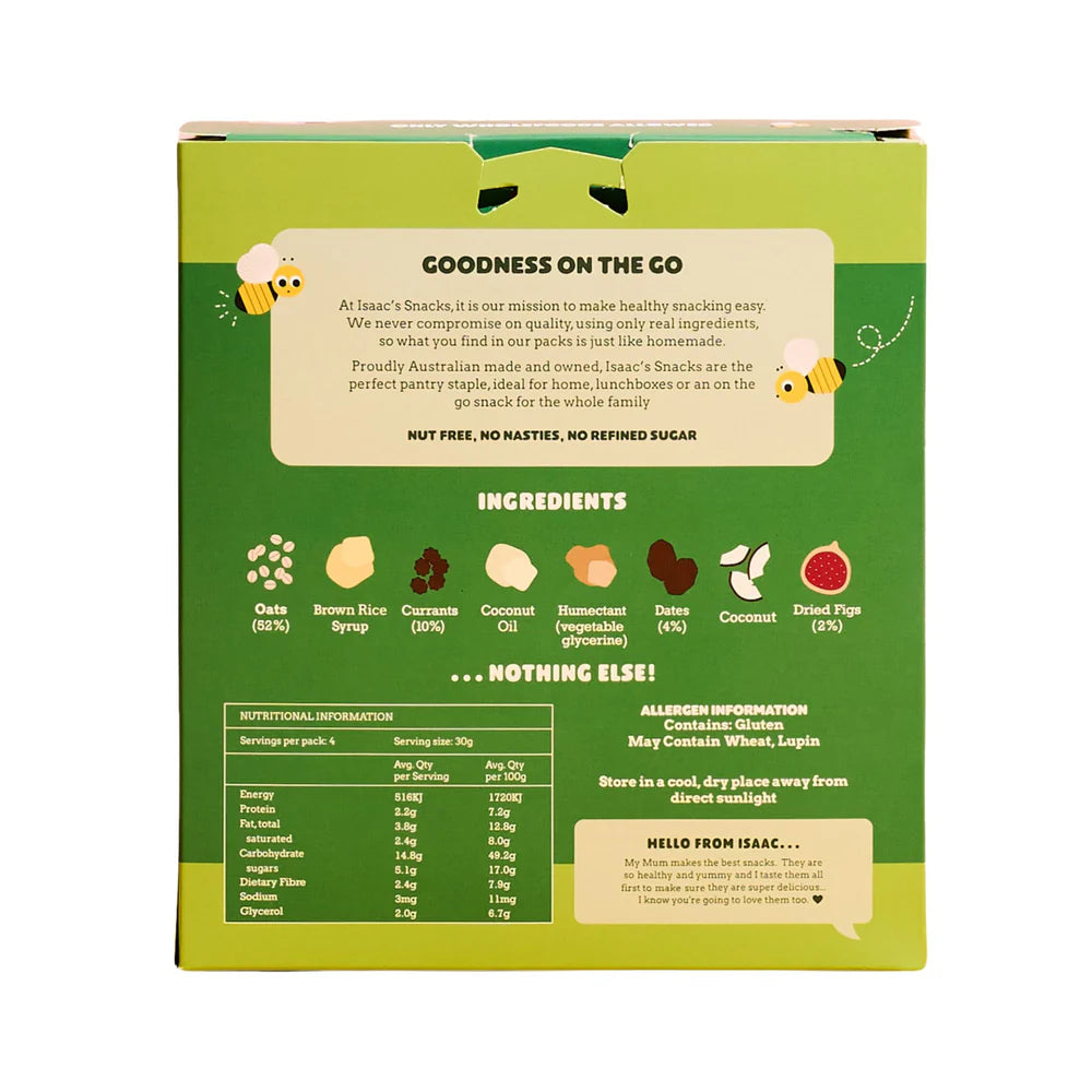 Issac's Snacks Fruity Cutie Bites 120g