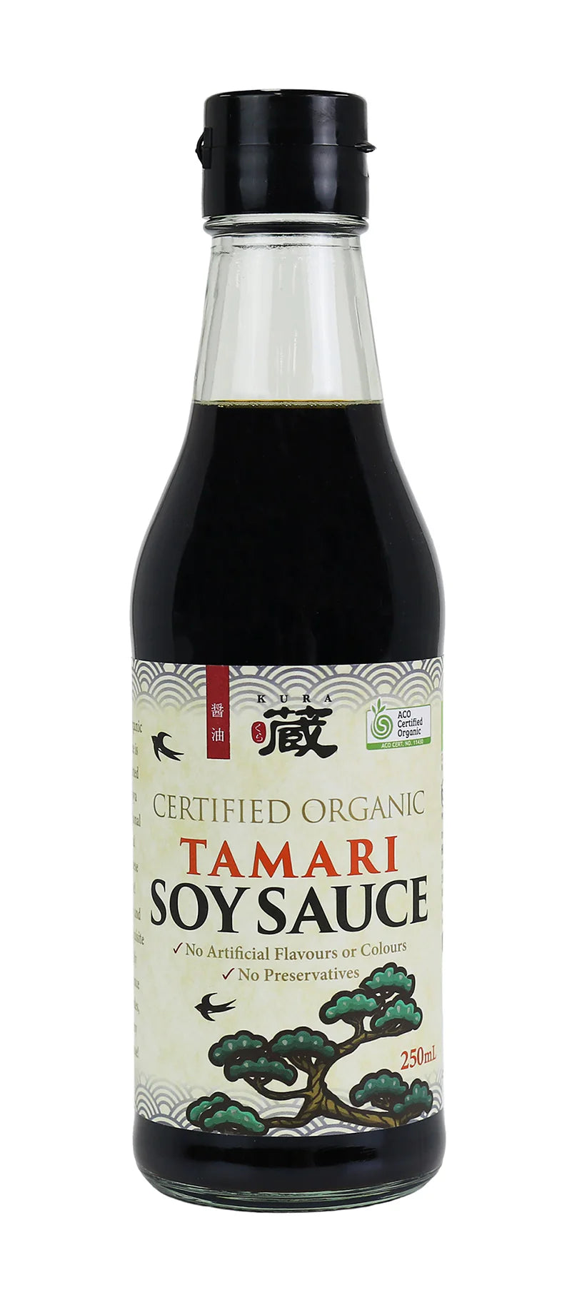 Kura Organic Tamari Soy Sauce 250ml