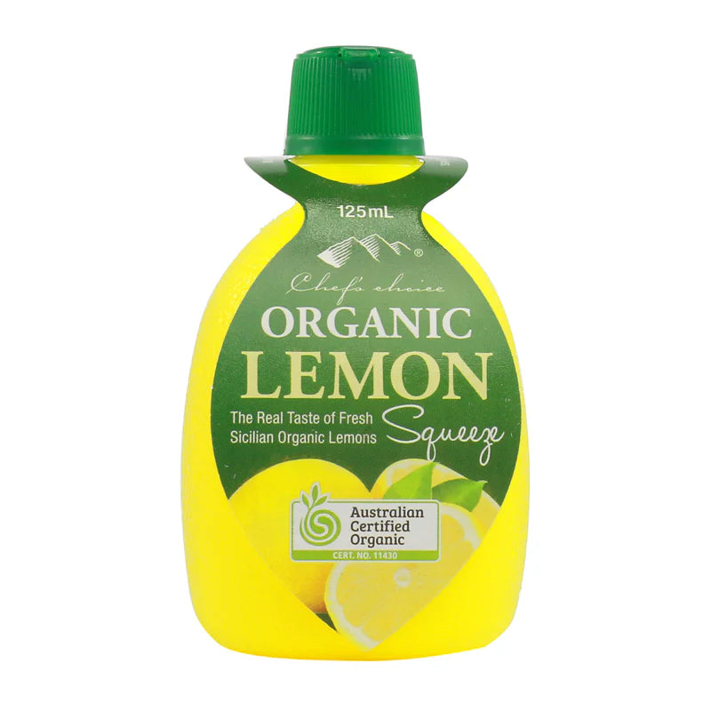 Chef's Choice Organic Lemon Juice 125ml