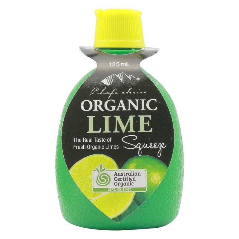 Chef's Choice Organic Lime Juice 125ml