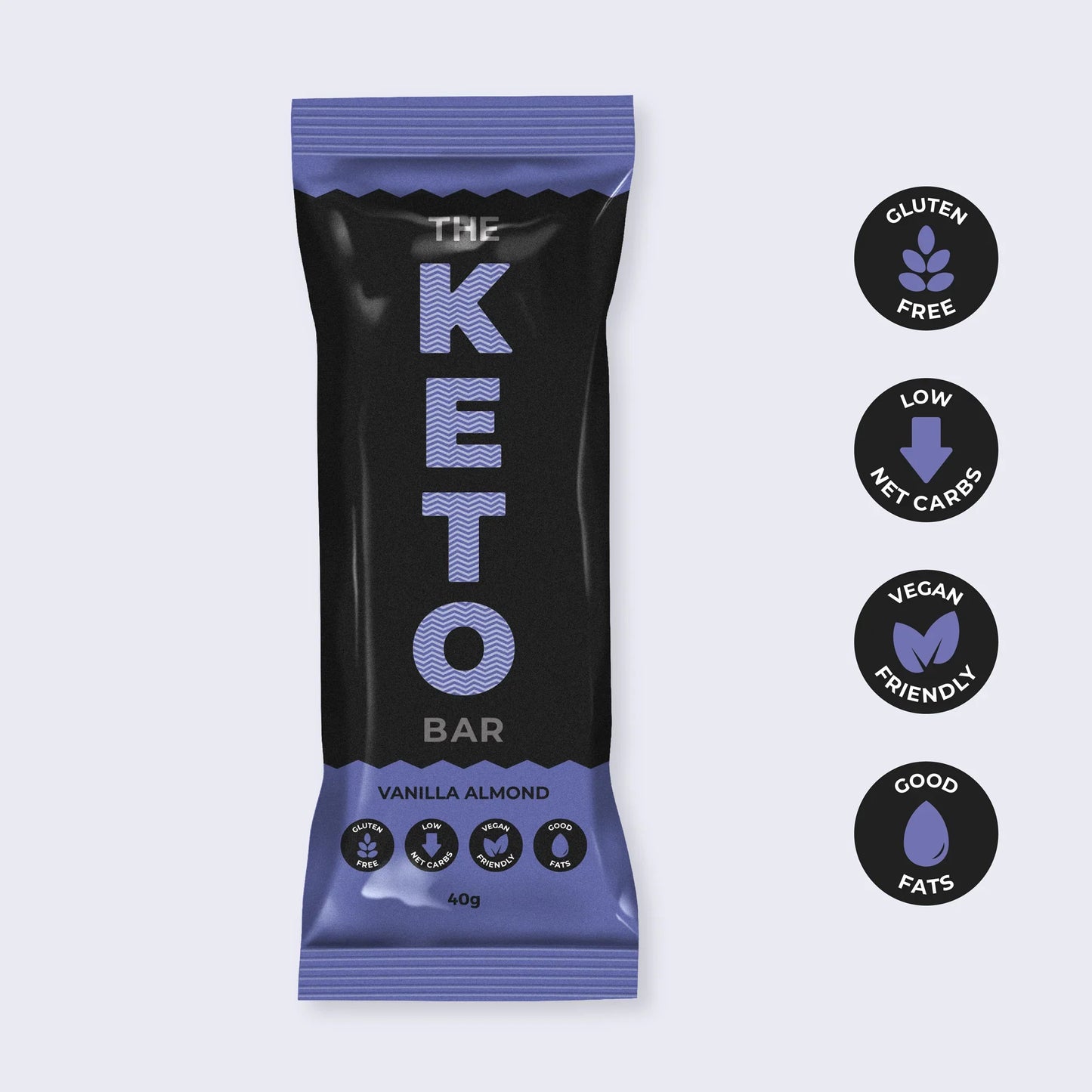 Yours Truly The Keto Bar Vanilla Almond 40g