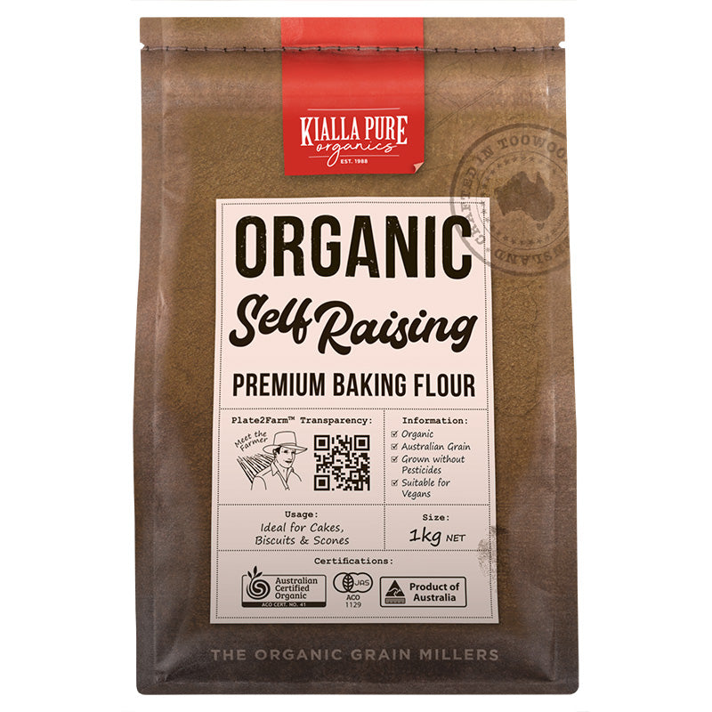 Kialla Pure Organic Self Raising Flour 1kg