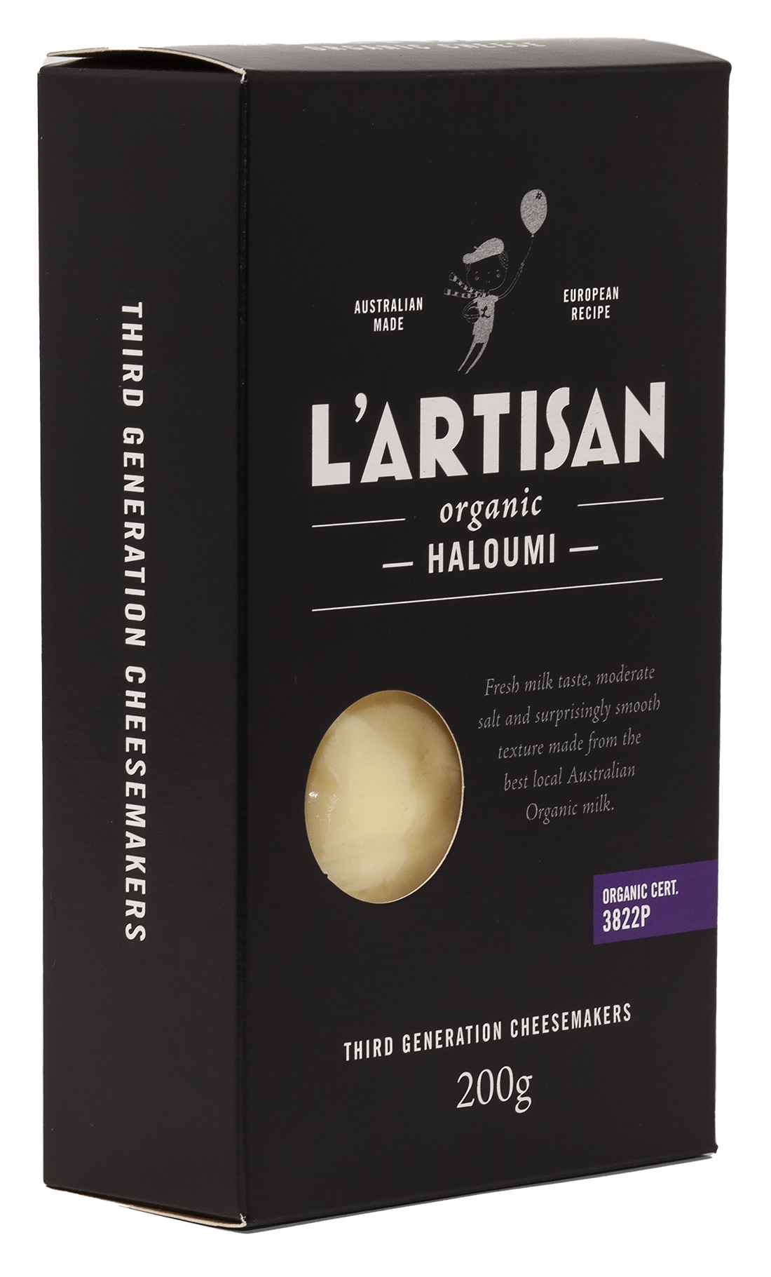 L'Artisan Cheese Organic Haloumi 200g