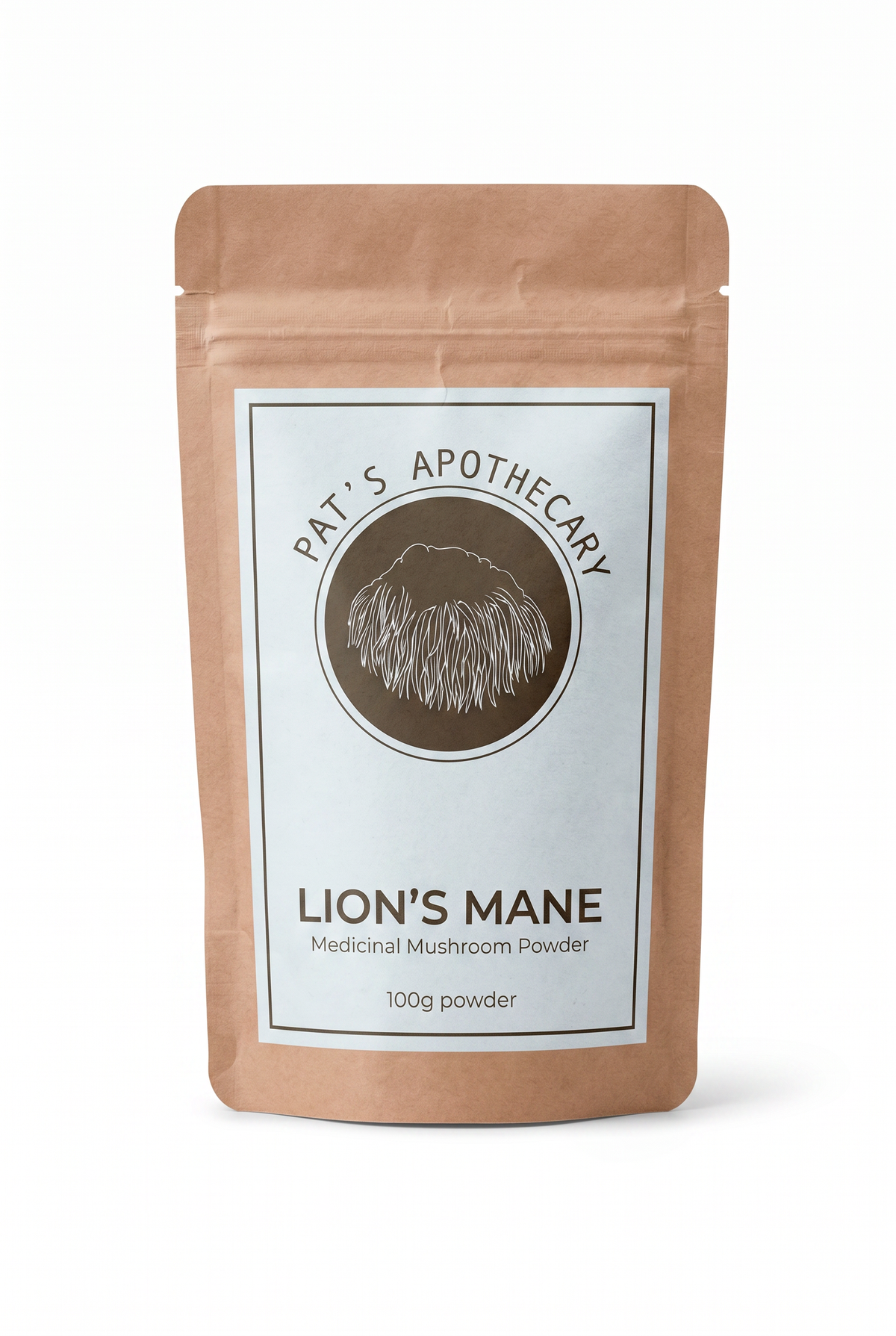 Pat's Apothecary Lions Mane Medicinal Mushroom Powder 100g