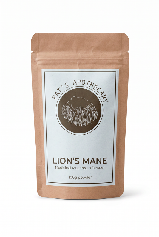 Pat's Apothecary Lions Mane Medicinal Mushroom Powder 100g