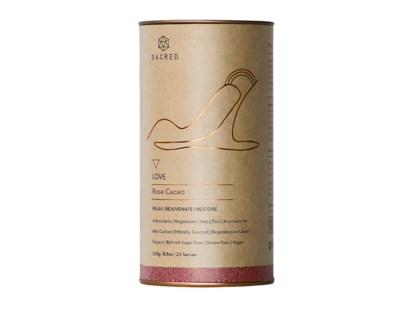 Sacred Taste Organic Love Rose Cacao 250g
