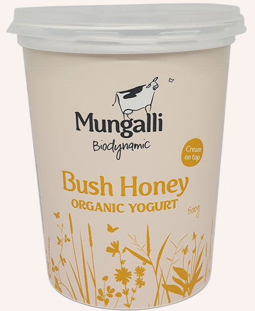 Mungalli Creek Biodynamic Bush Honey Yogurt 500g