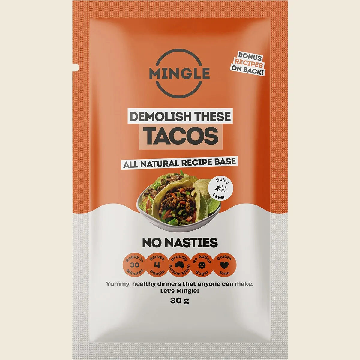 Mingle Tacos All Natural Recipe Base 30g