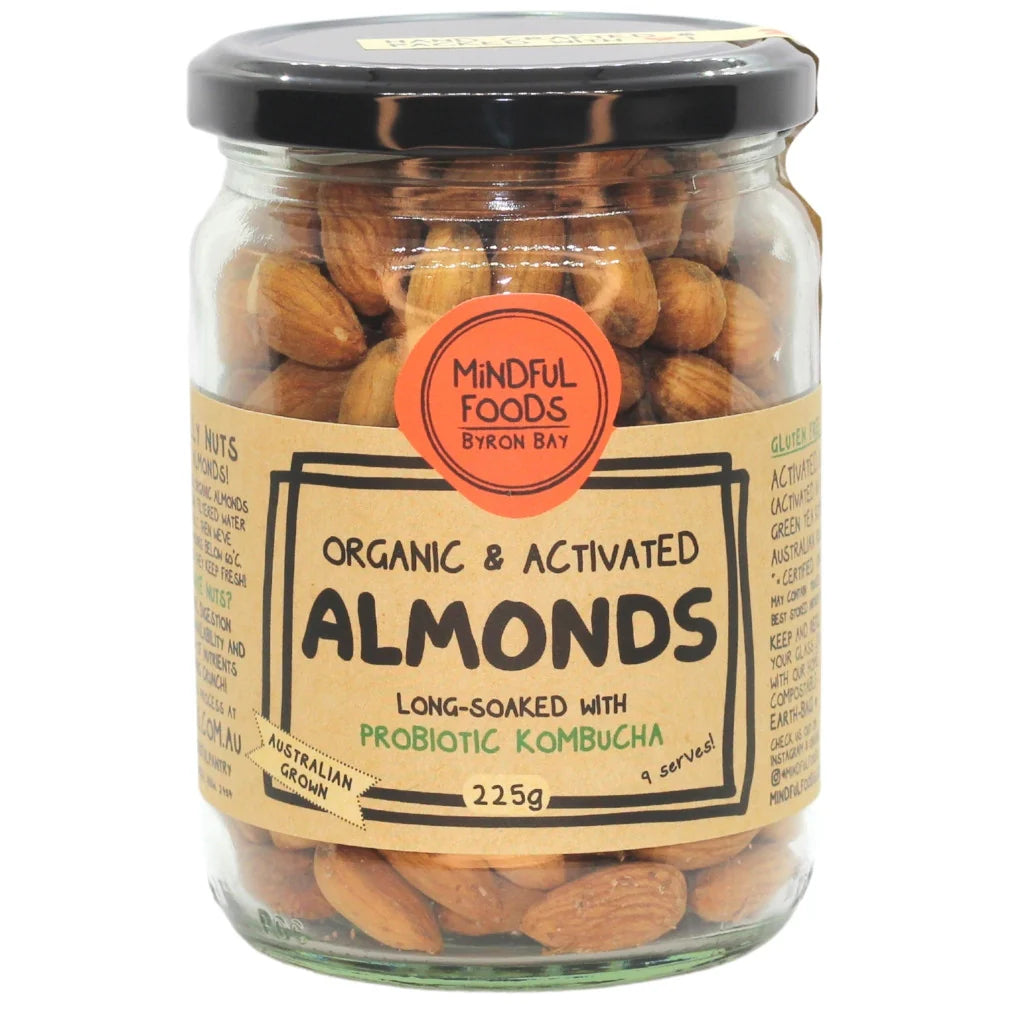 Mindful Foods Almonds Organic & Activated 225g