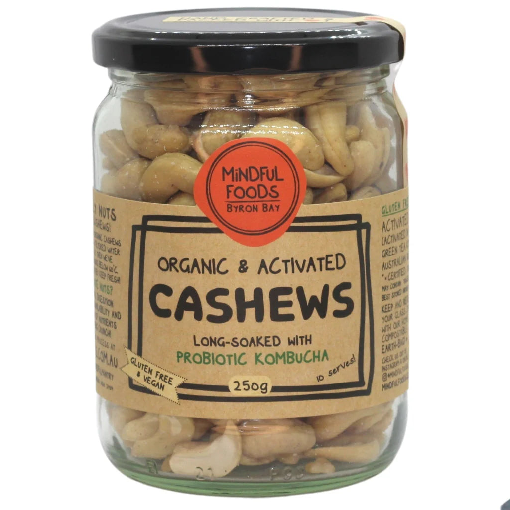 Mindful Foods Cashews Organic & Activated 250g