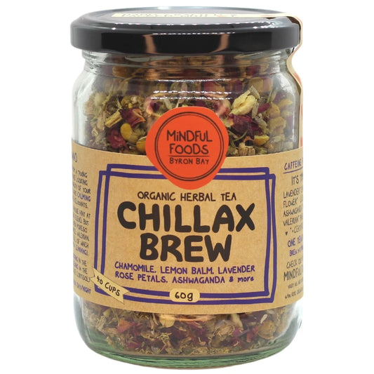 Mindful Foods Chillax Brew Org Herb Tea 60g